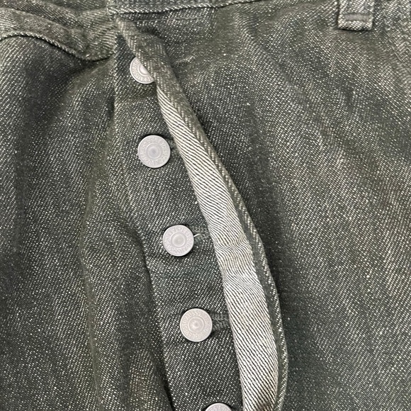 Levi's 501 Jeans White Oak Cone Denim Green 40x30.5 box X - Picture 5 of 9